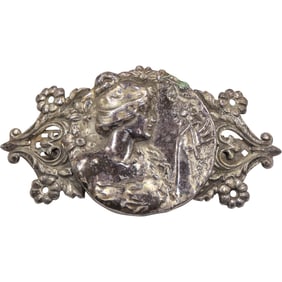 31.2 grams Sterling Silver Victorian Athen Barrett 4 inches x 1 1/4 in.