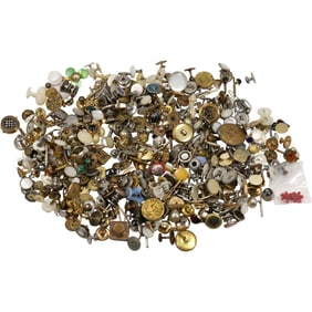 Estate Collection of Assorted Vintage Buttons - Large Quantity - Variety - SEE PICTURES