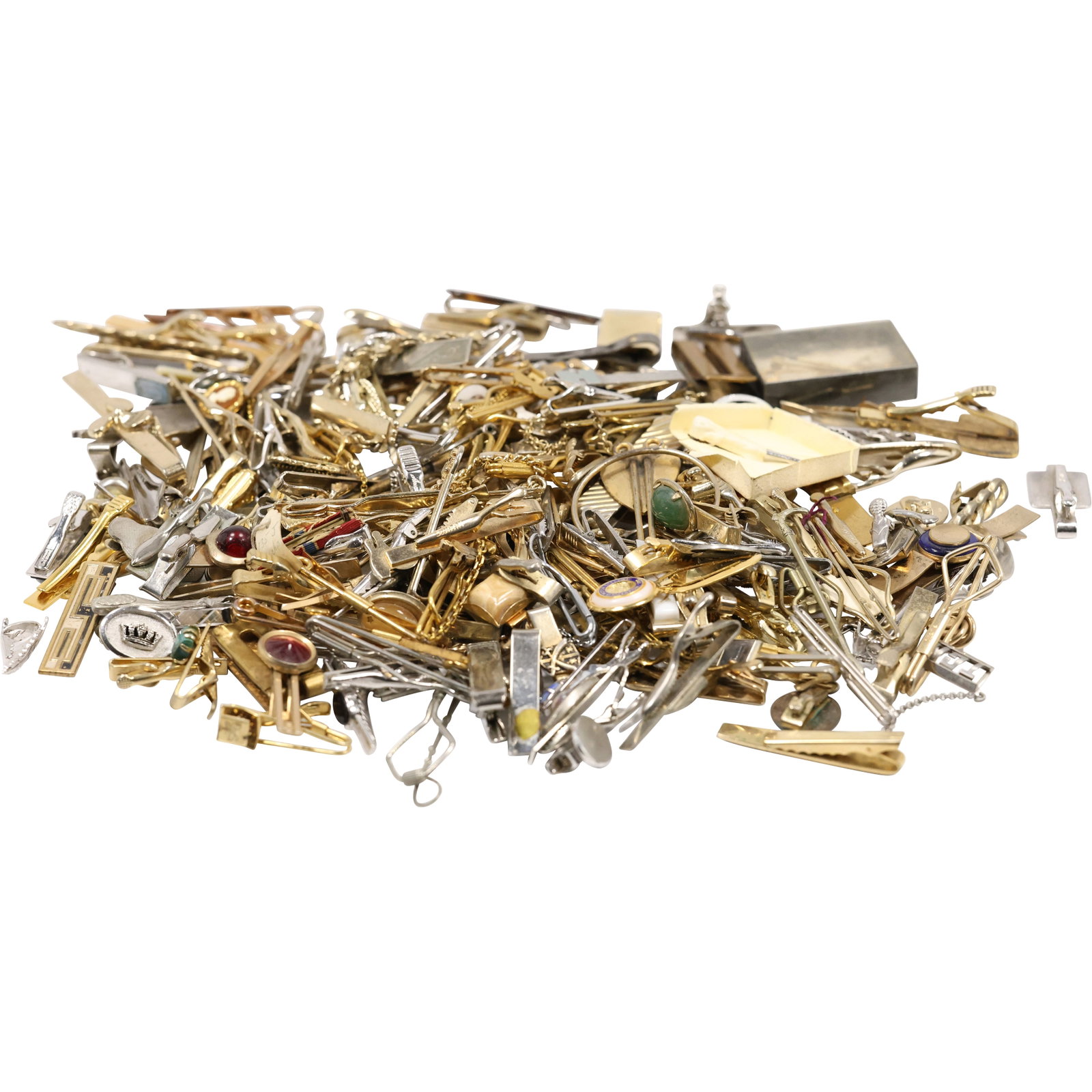 Very Large Assortment of TIE BARS and other items Money Clips - See Pictures: Very Large Assortment of TIE BARS and other items Money Clips - See Pictures. size: .5h 1.5w S:W