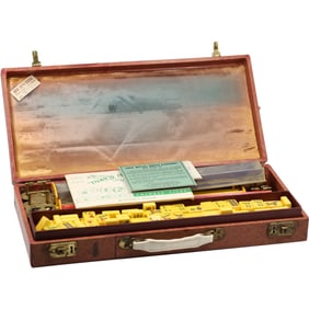 Antique Bakelite Mahjong Game Set in Original Carrying Case - See Pictures
