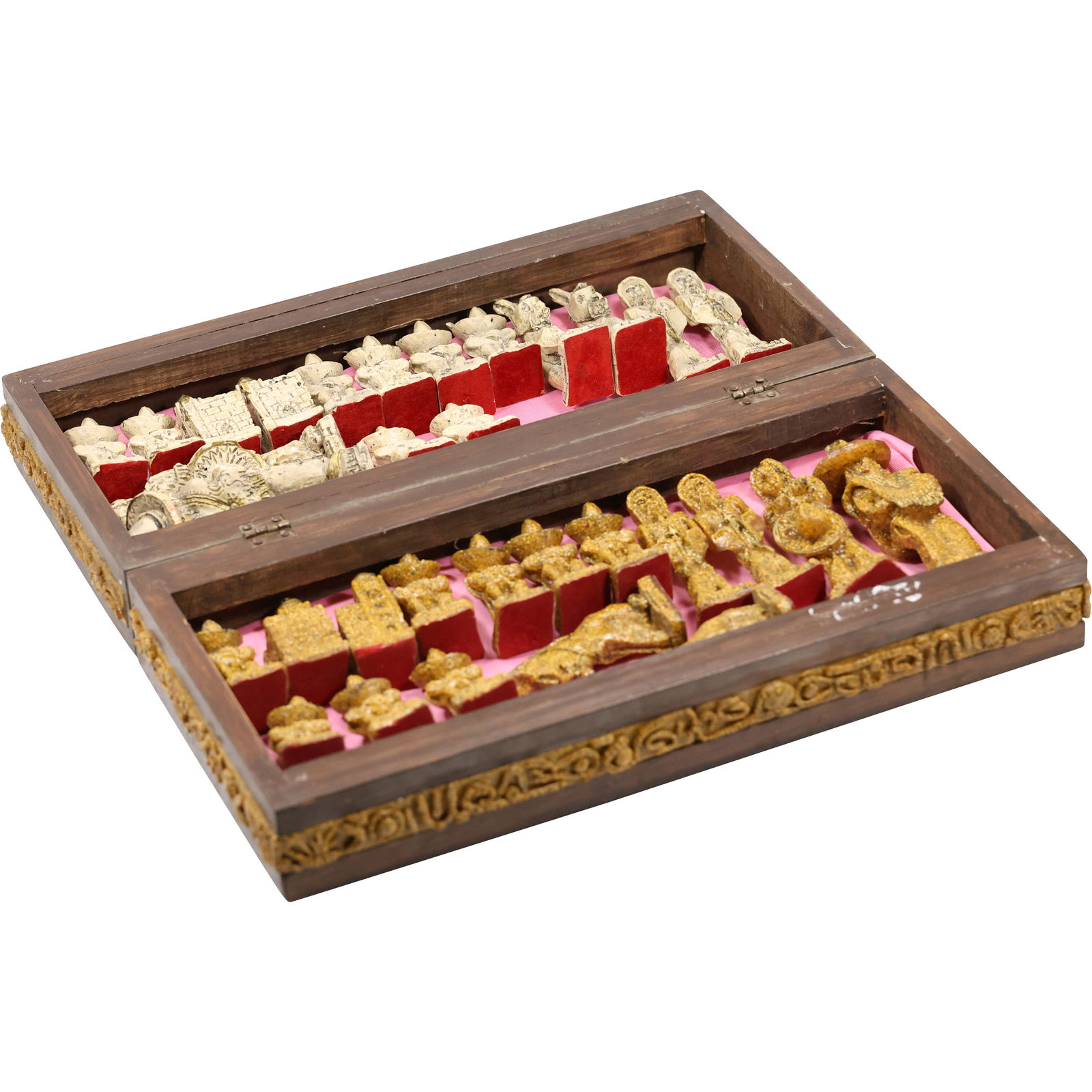 Chess Set with Latin American Figure Game Pieces - Complete (1 of 20)