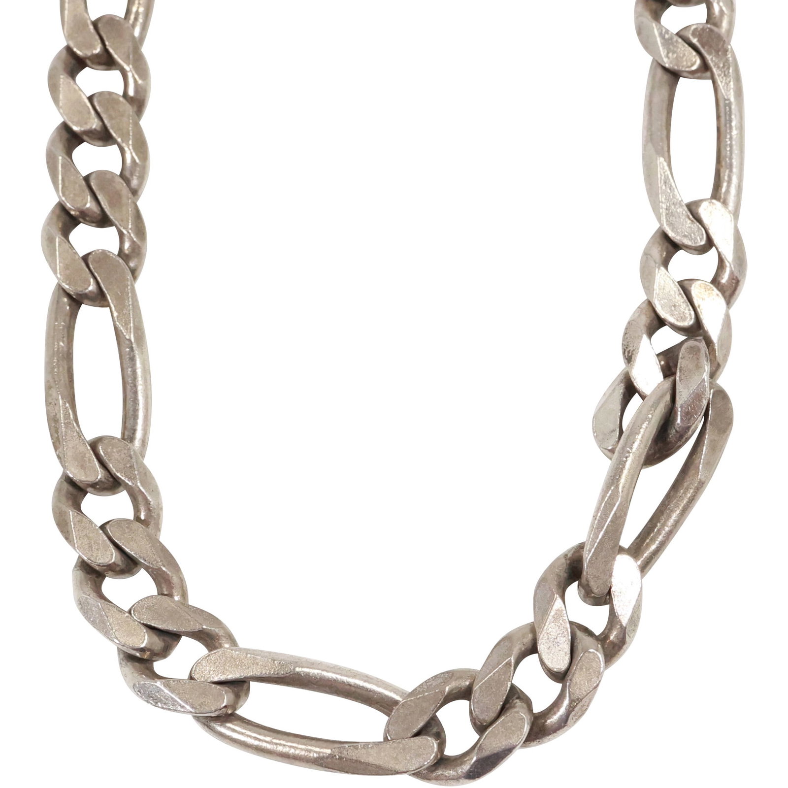 91.2 grams .925 Sterling Silver Italy Heavy Figaro Men's Chain 20 inches x 1/2 in. (1 of 12)