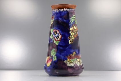 Hancock & Sons Coronaware "Woodland" Vase, Stoke on Tent England, 10.5 in. height