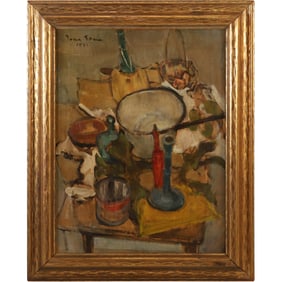 Irma Stern; 20thC. South African Modernist Oil Still Life Signed
