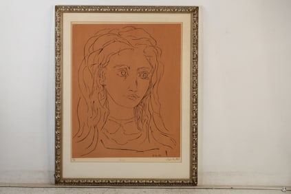 Bob La Bobgah, (20th C. American, AKA Robert Hamilton), Lithograph Woman Portrait #18/90