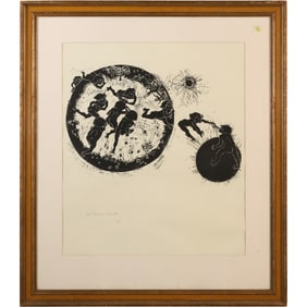 Praphan Srisouta (Born 1939) is active/lives in Thailand, Modernism Etching Framed