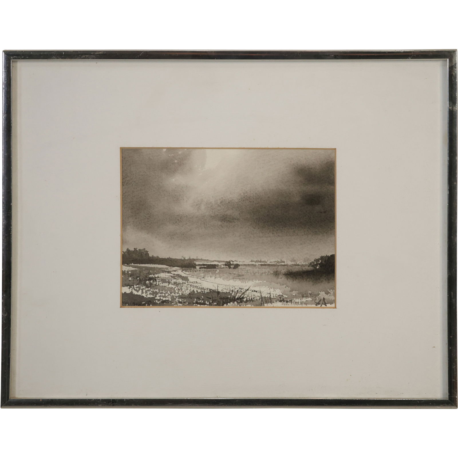 Eric Angeloch, Woodstock NY, Watercolor Painting, Seascape, Signed, Framed (1 of 10)