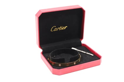 Novelty Bracelet, Tests 18K Gold, Most Likely Heavy Plated, 2 1/4 ib, x 2 3/4 in.