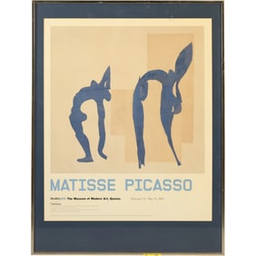 MOMA 203, MATISSE & PICASSO EXHIBITION POSTER