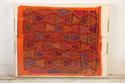 Mola, traditional hand-sewn textile art form created by the Indigenous Guna (formerly Kuna]