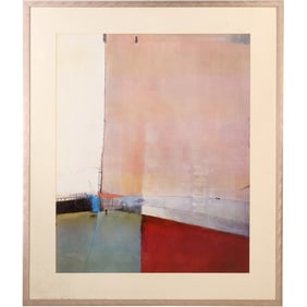ABSTRACT ART PRINT Solar Eclipse Nela Solomon, Framed