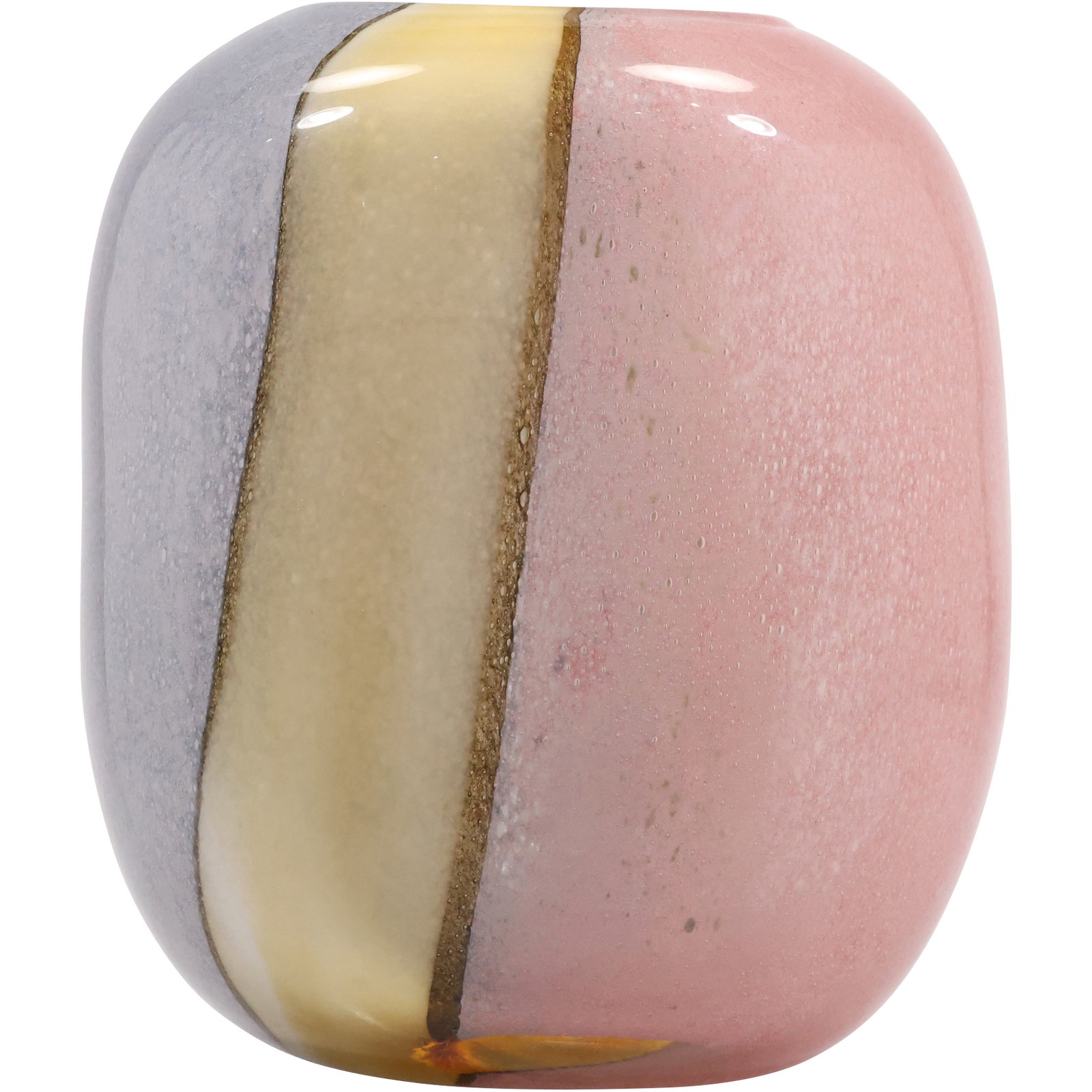 Cyan Design Astra Handmade Art Glass Table Vase, Pastel Colors, 9 in. height: Cyan Design Astra Handmade Glass Table Vase.This hand-blown glass vase features a trio of pastel colors: pink, lavender, and cream. size: 9h 6.5w S:A