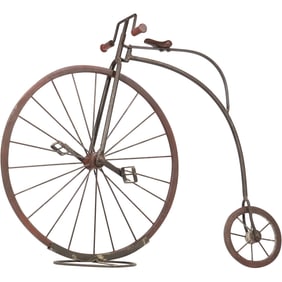 Child's "Boneshaker" Iron Metal Bicycle 23.5 in . height x 28 in. length