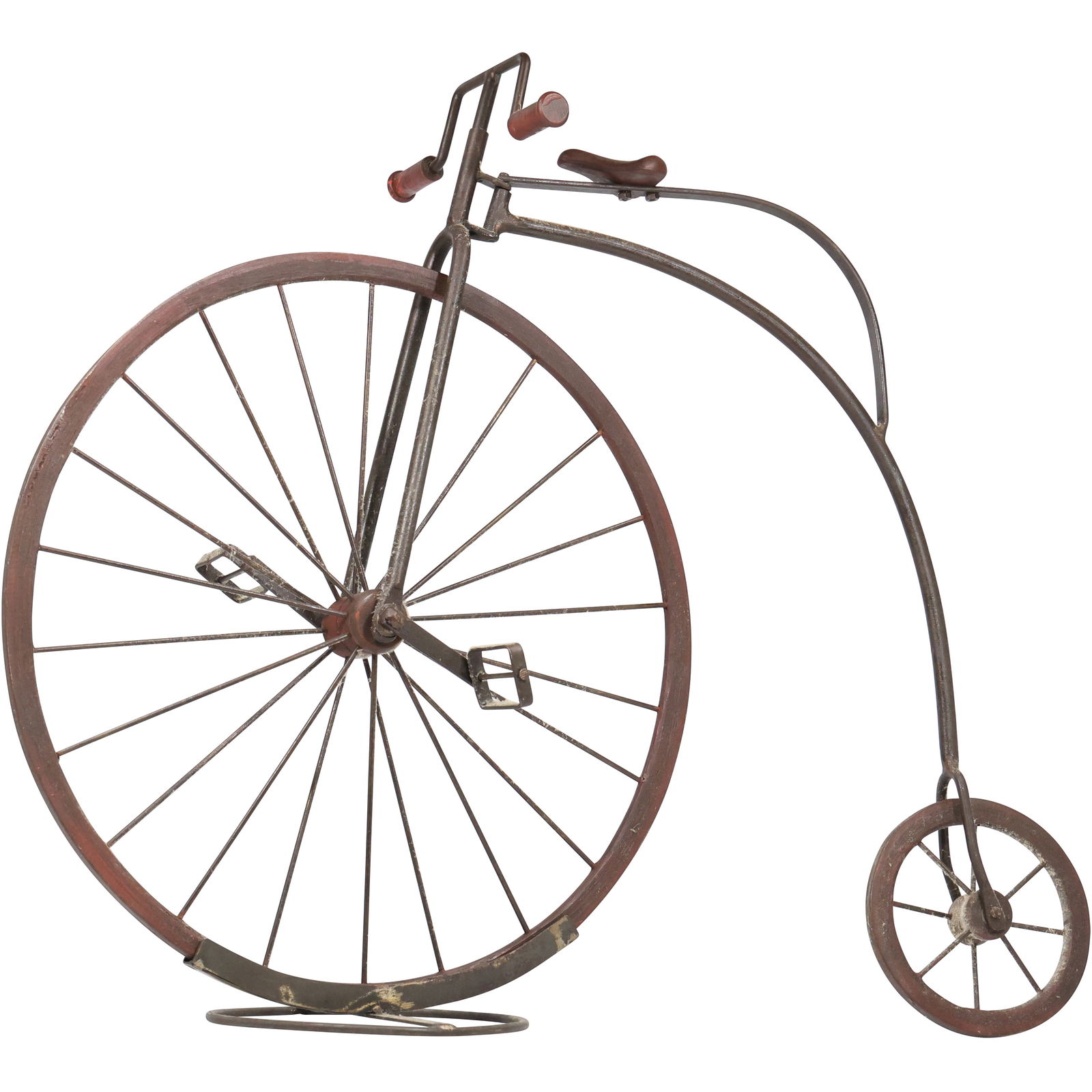 Child's "Boneshaker"  Iron Metal Bicycle 23.5 in . height x 28 in. length (1 of 15)