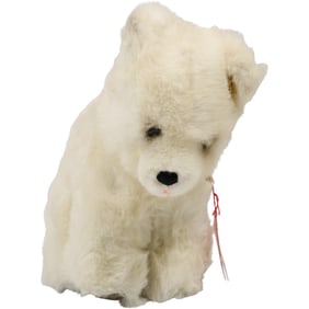 Steiff Arco Polar Bear plush toy. The toy is made of cuddly soft plush , Tag with Button in Ear
