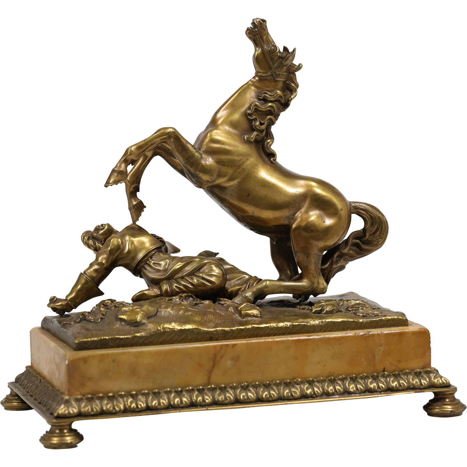 19th C. Bronze "The Marly Horses" after French artist Guillaume Coustou the Elder (1677-1746). (1 of 17)