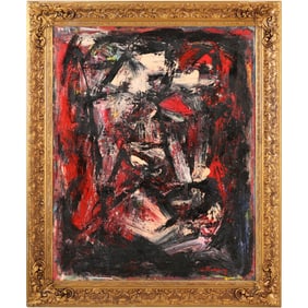 Willem de Kooning (1904 - 1997) New York / Netherlands, Germany., ABSTRACT Oil Painting