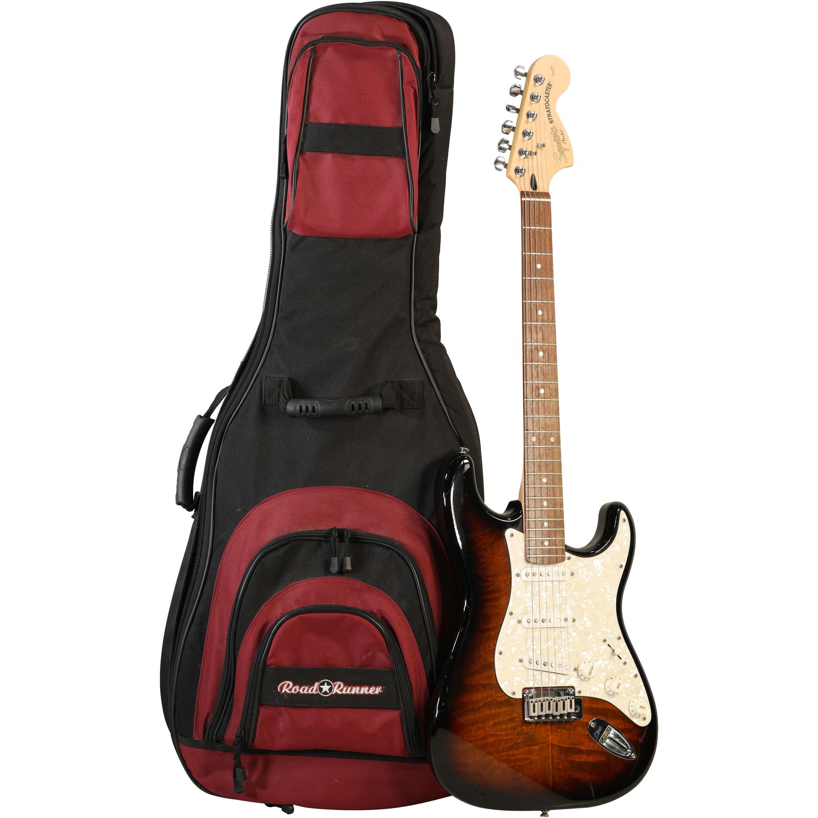 Fender Squire Stratocaster Electric Guitar Serial # CY04062767 With Quality Soft Case (1 of 11)