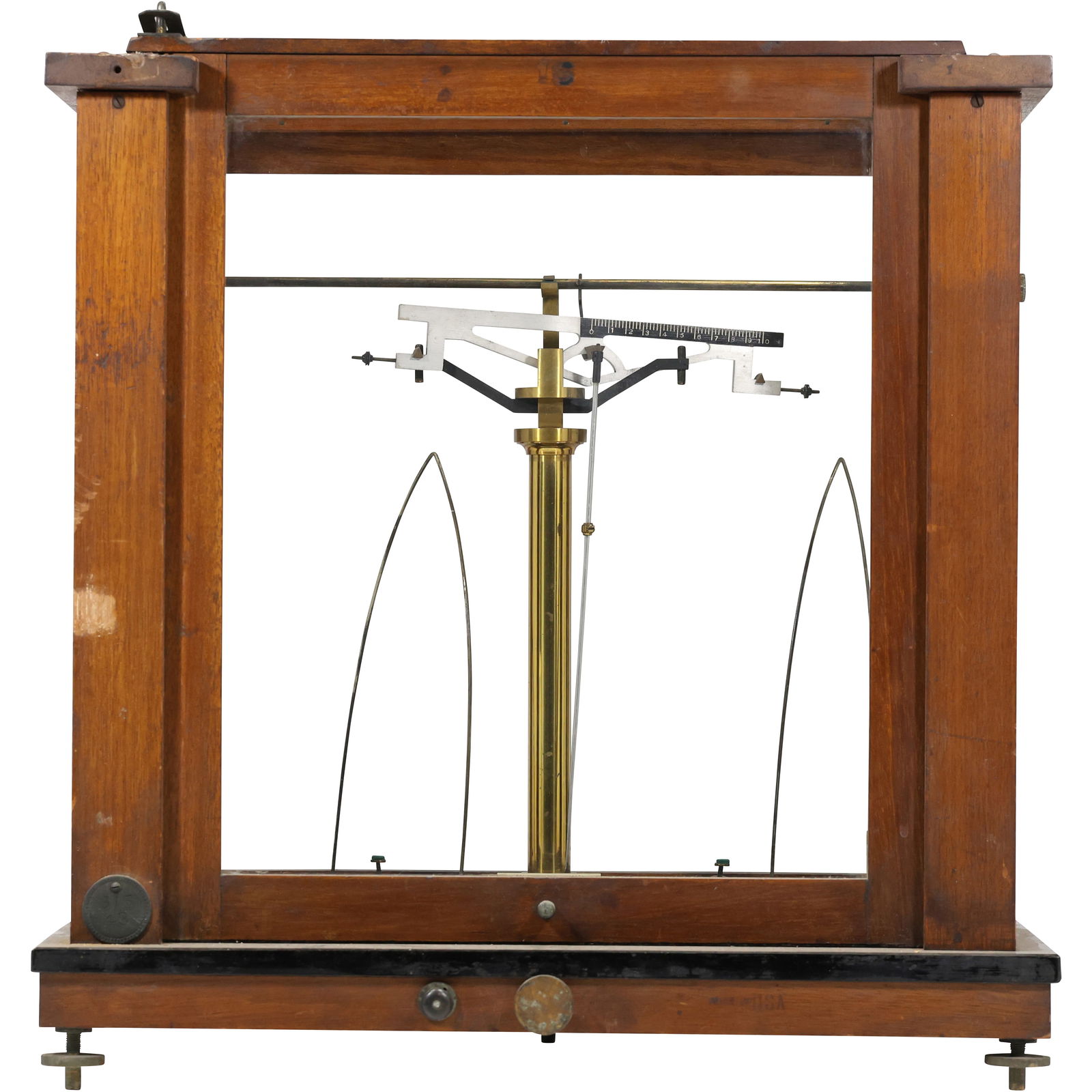 Antique Precision Glass Cabinet Scale, Voland & Sons, New Rochelle NY, Patented 1912 (1 of 17)