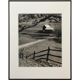 ALBERTO ZARATE, Framed Photograph "Vermont Landscape #2" Signed and Numbered