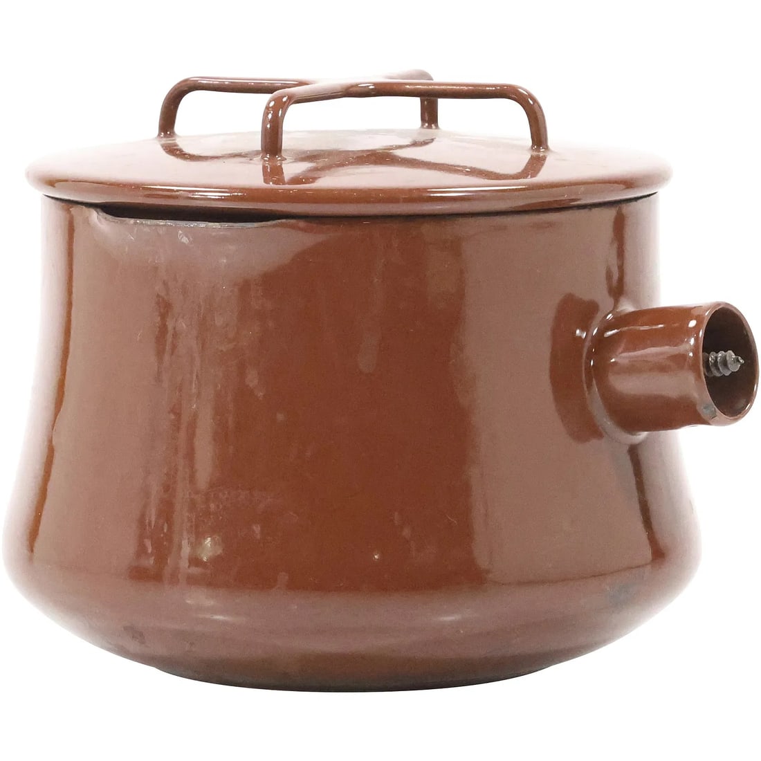 Vintage Dansk Kobenstyle Enamelware Casserole or Cooking Pot, Mid-Century Modern (1 of 16)