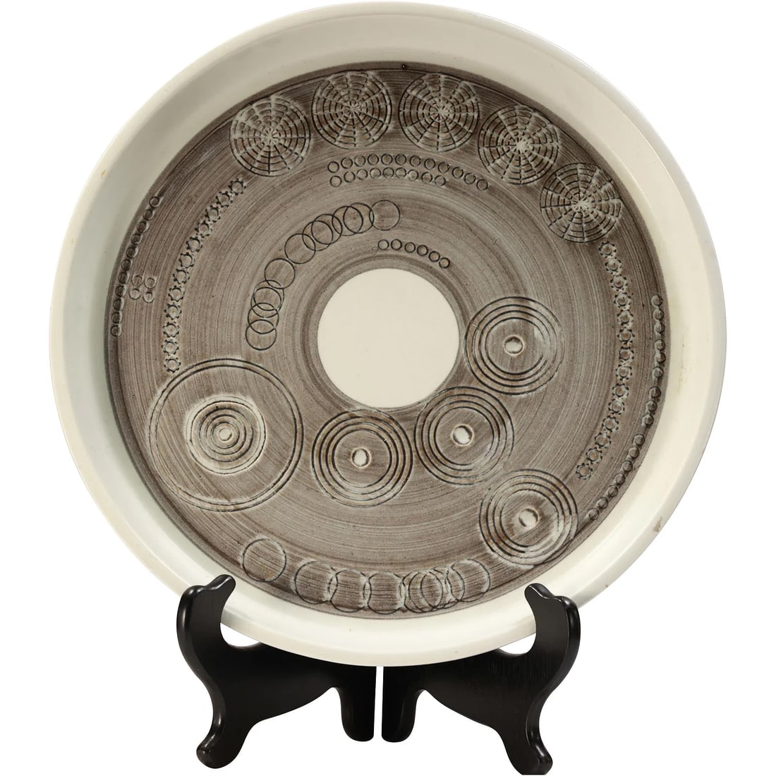 OLLE ALBERIUS, Sweden Ceramic “Sarek?? Platter, Rörstrand.14 inches diameter (1 of 11)