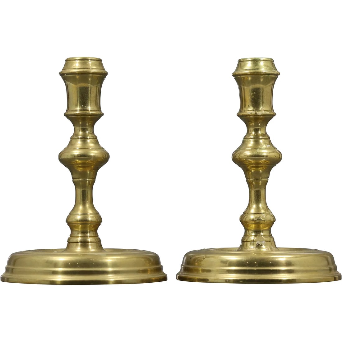 Pair of Vintage Raleigh Solid Brass Candlestick Holders 6 inches height (1 of 14)