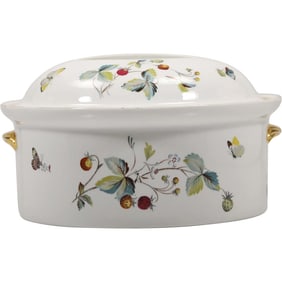 Royal Worcester Strawberry Fair Covered Casserole Dish