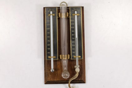 Tycos Rochester Wet Dry Bulb Bulb Hygrometer Thermometer American Air Purifier