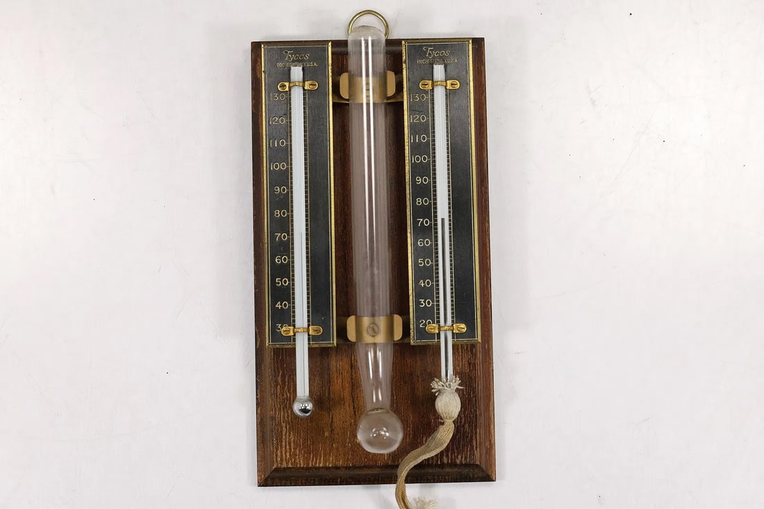 Tycos Rochester Wet Dry Bulb Bulb Hygrometer Thermometer American Air Purifier (1 of 11)