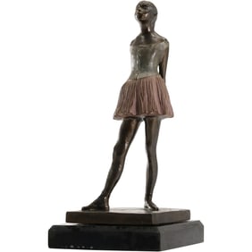 Sergey Eylanbekov by Alva Studios, Woman Dancer Mixed Media Bronzed Hard Composition