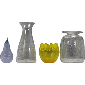 Estate Grouping 4 Assorted BLENKO Glass Items - Variety - See Pictures