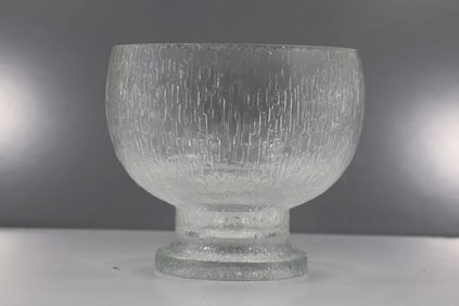 Iittala Finland Kekkerit Centerpiece Bowl Timo Sarpaneva Danish Modern 7 in. x 7.5 in.