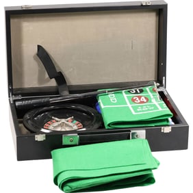 Roulette Game Set in Carrying Case - See Pctures