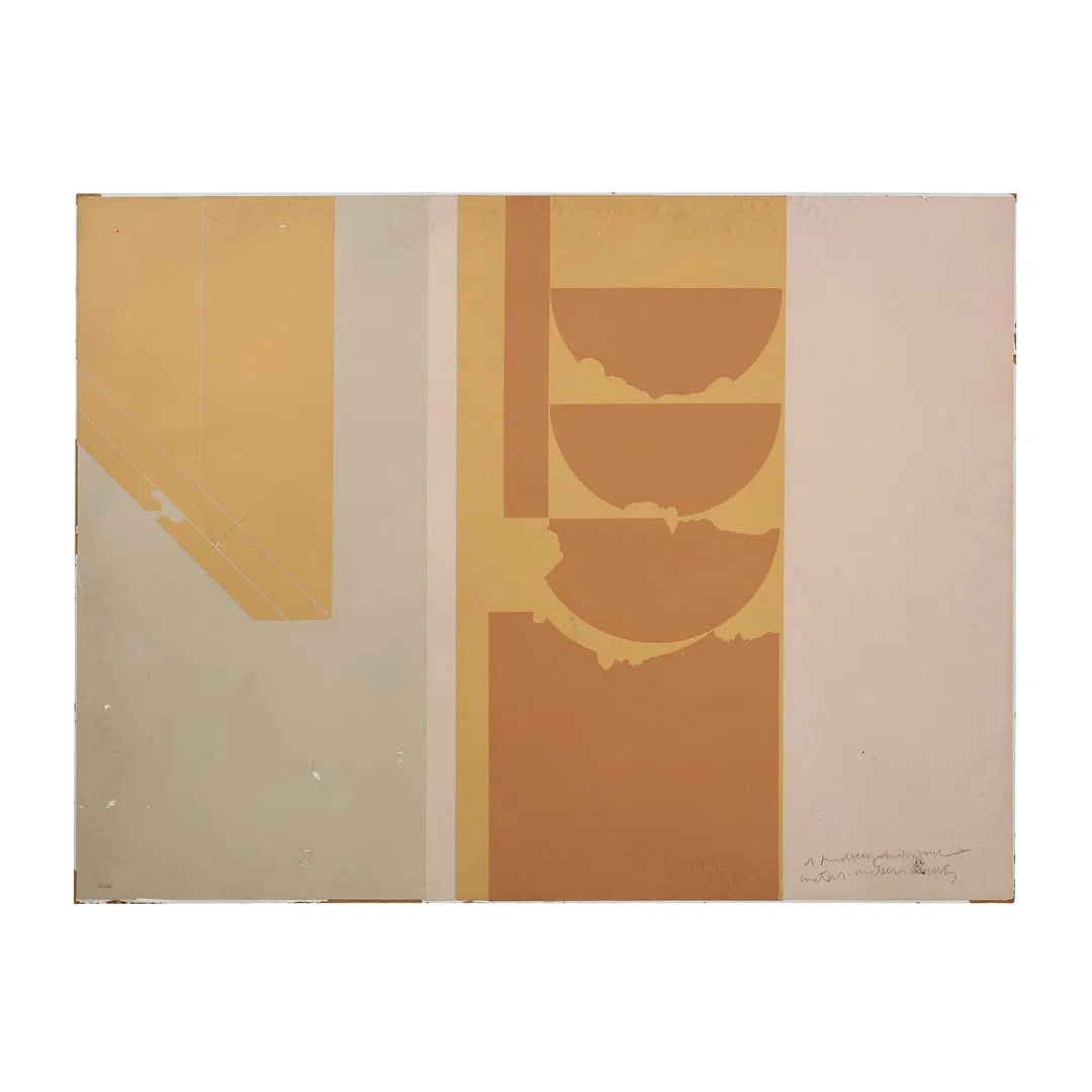 Robert Lindberg Anderson [1928-2017], Abstract Collage Mid-Century Modern (1 of 15)