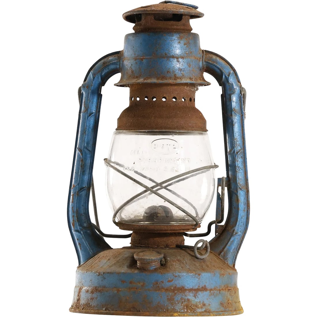 Vintage DIETZ Metal Frame Kerosene Barn Lantern, Glsass Shade. 12 inches height (1 of 15)