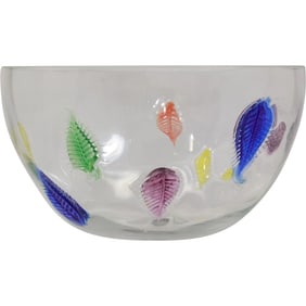 Art Glass Bowl "Eco Series" by Dansk, designed by John Burchetta