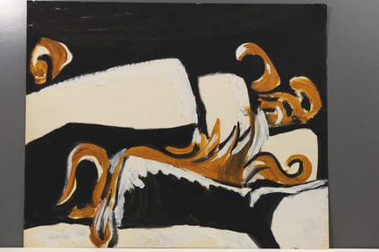 Robert Angeloch (1922–2011) Rocks and Weeds #6 Mixed Media