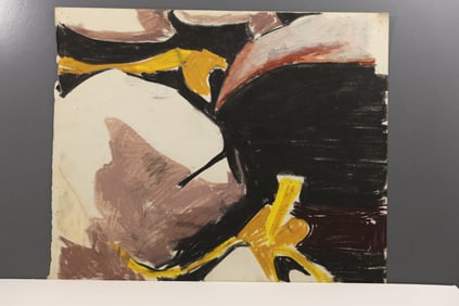 Robert Angeloch (1922–2011) Rocks and Weeds #5 Mixed Media