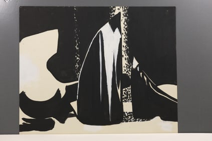 Robert Angeloch Signed 1981 Still Life #4 Painting on Paper