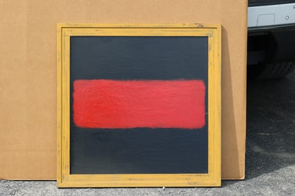 Thomas Pulgini American Pop Art Abstract Color Field Painting Rothko Style Signed Modern