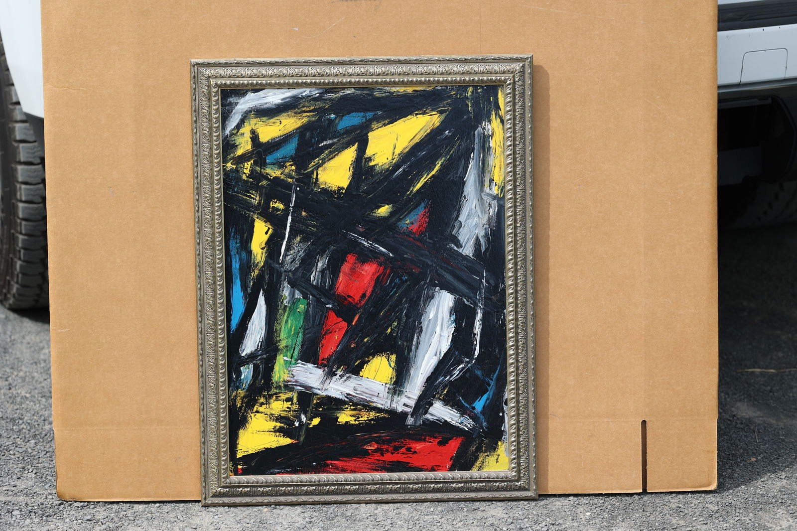 Thomas Pulgini American Pop Art Abstract Geometric Painting Modern Expressionist Signed (1 of 10)