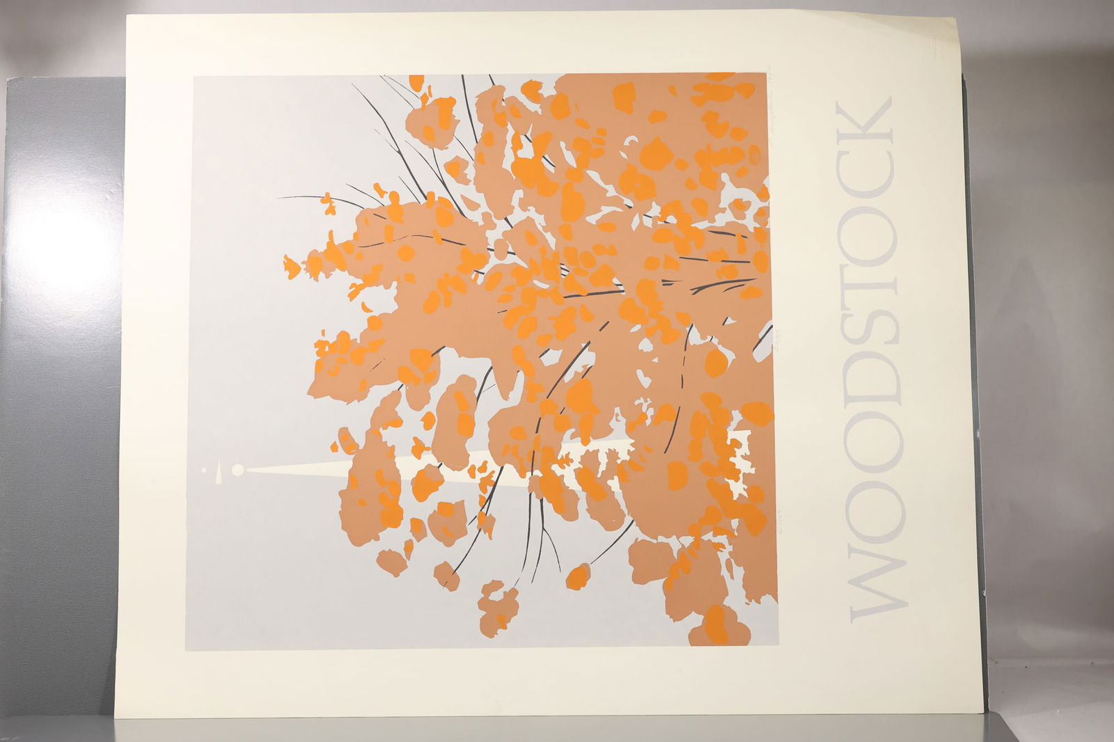 Robert Angeloch Signed 1984 “Woodstock” 22/39 S-103 Woodblock Poster Print Phantom Press (1 of 16)
