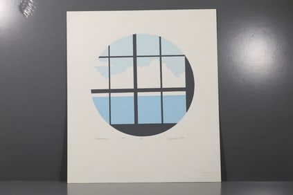 Robert Angeloch (1922–2011) Oceanview Woodblock Print