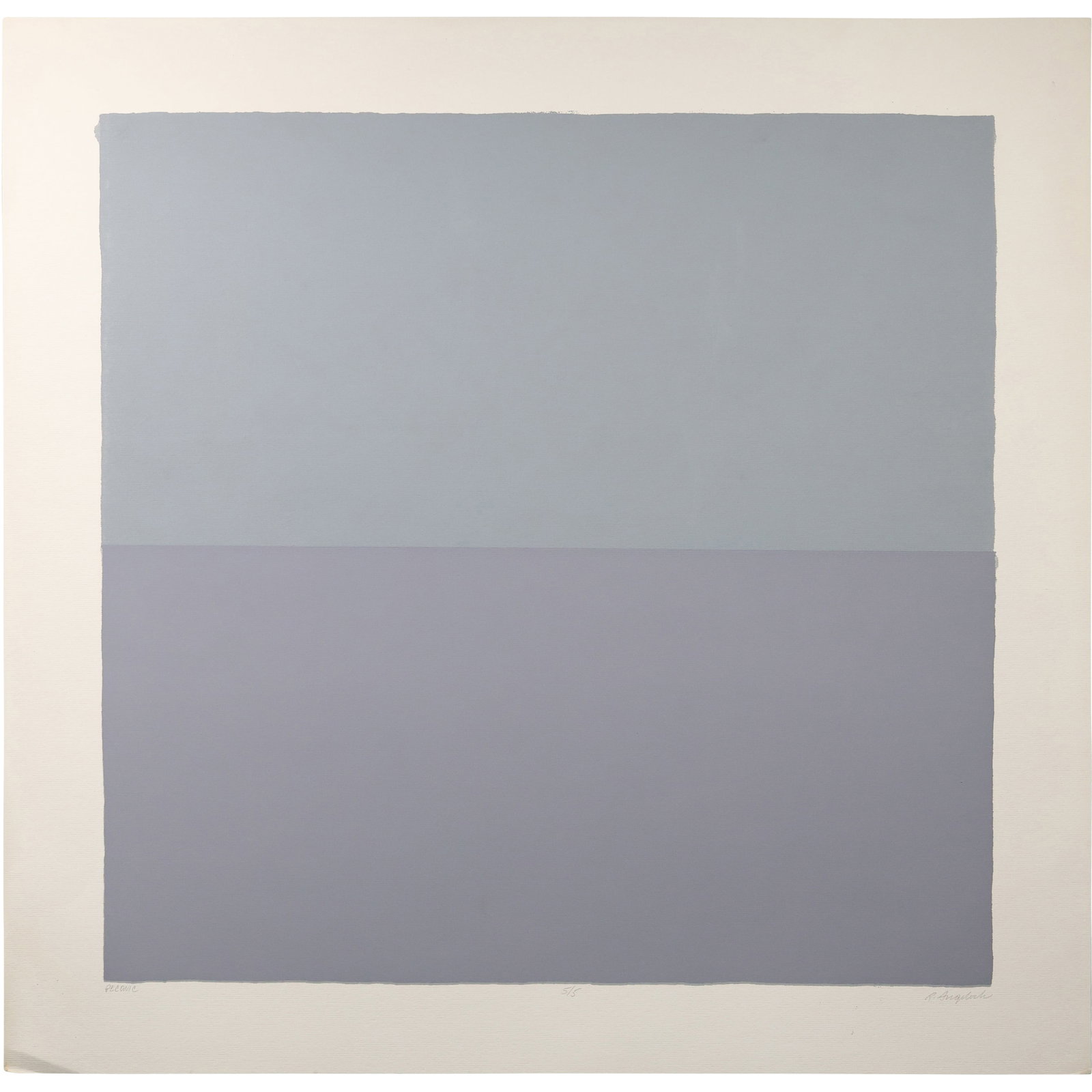 Robert Angeloch (1922–2011) Peconic Woodblock Print: All descriptions were generated using AI technology and have not been reviewed or verified by a human. All items are sold as-is, where-is. It is the buyer’s responsibility to preview, examine, and a