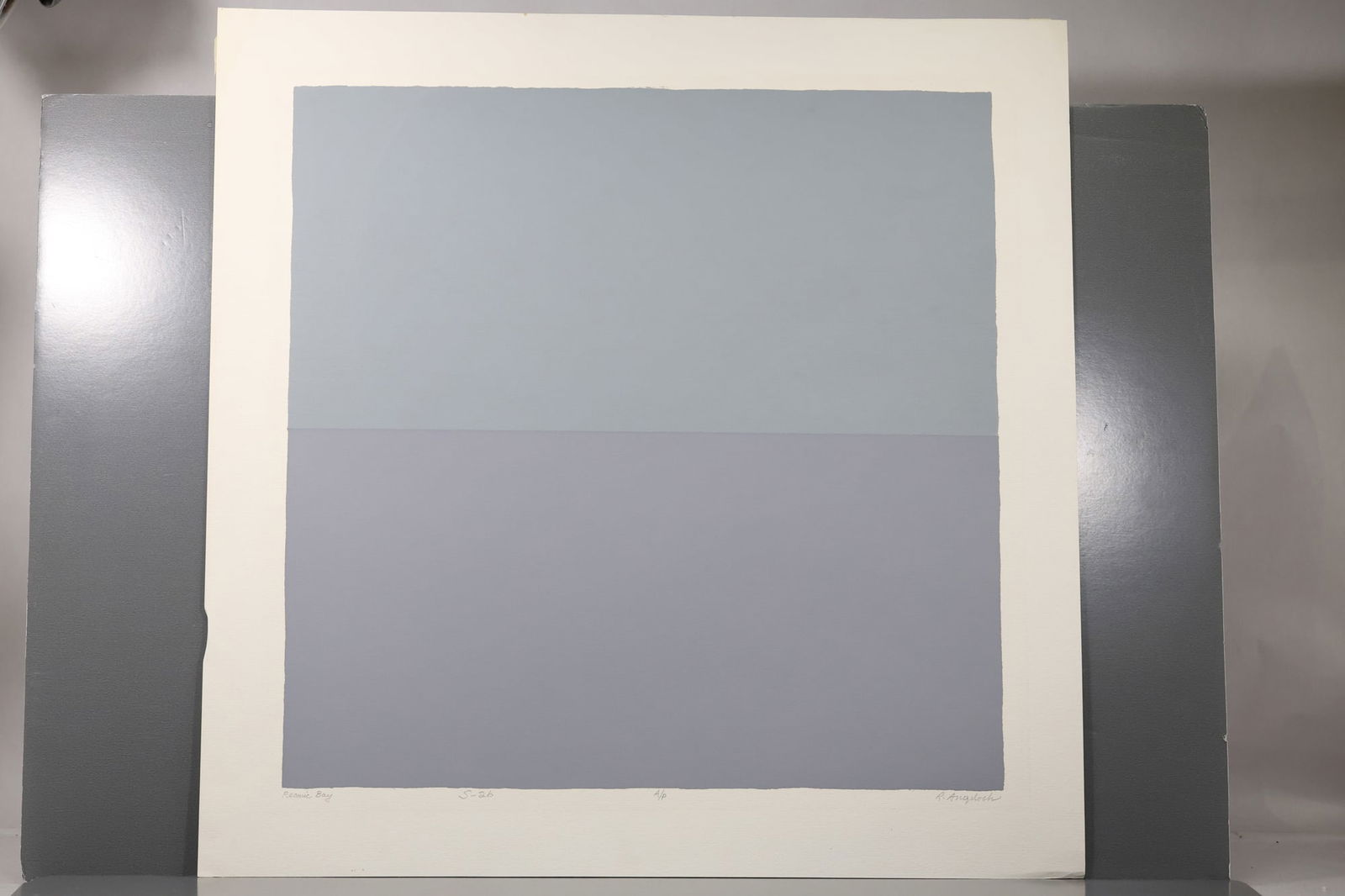 Robert Angeloch (1922–2011) Peconic Bay Woodblock Print (Artist’s Proof) (1 of 8)