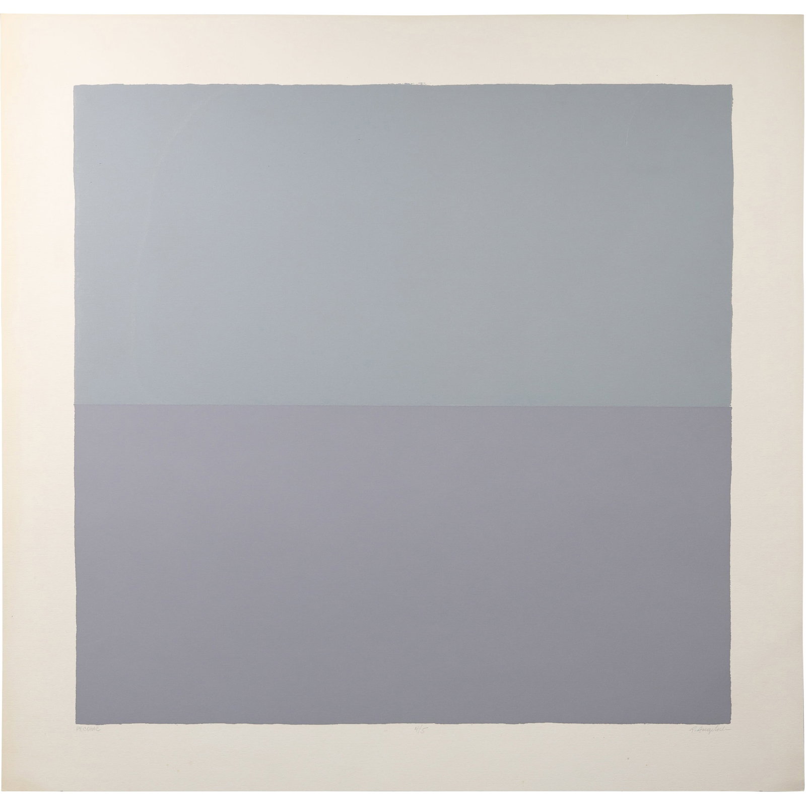 Robert Angeloch (1922–2011) Peconic Woodblock Print: All descriptions were generated using AI technology and have not been reviewed or verified by a human. All items are sold as-is, where-is. It is the buyer’s responsibility to preview, examine, and a