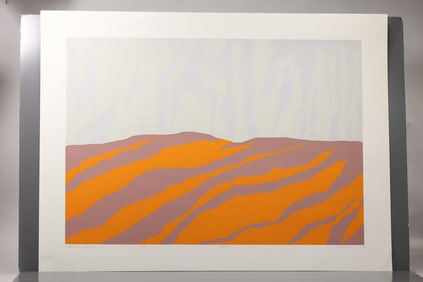 Robert Angeloch (1922–2011) Above Ainort Color Woodblock Print