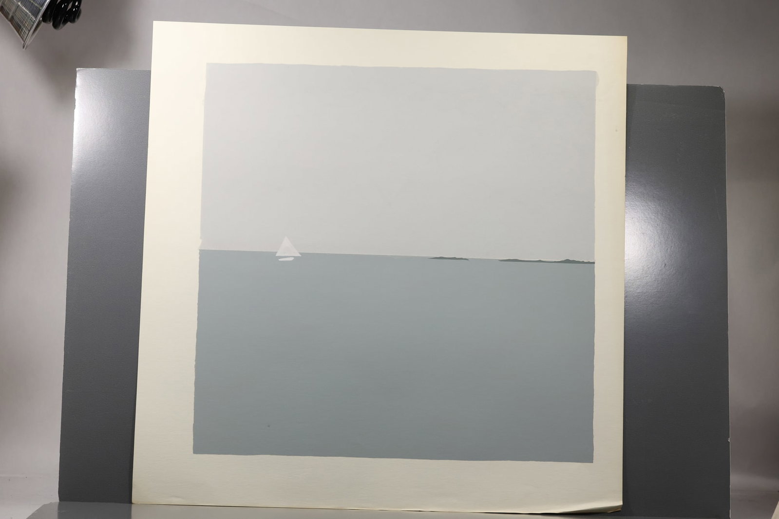 Robert Angeloch (1922–2011) Sailboat on Horizon Color Woodblock Print: All descriptions were generated using AI technology and have not been reviewed or verified by a human. All items are sold as-is, where-is. It is the buyer’s responsibility to preview, examine, and a