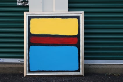 Thomas Pulgini Abstract Painting Style of Rothko Color Field Modern Contemporary Art